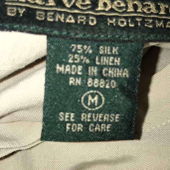 Harve Benard Linen/Silk Blend Sleeveless Top - Picture 4 of 9